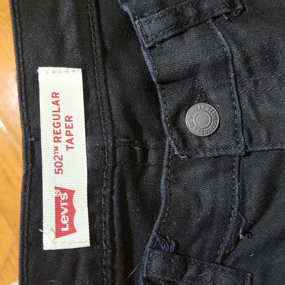 Boys 502 Levi's Tapper Black Jeans, size 14,  27 x 27 - Picture 5 of 7